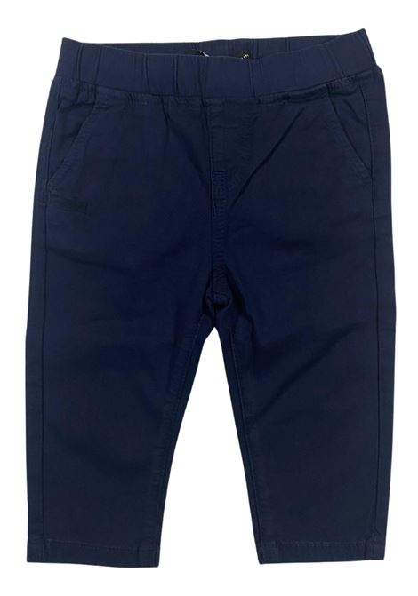 Pantalone neonato blu in cotone DANIELE ALESSANDRINI | 1295P00206/MABLU